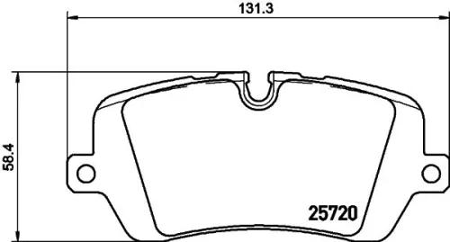 MINTEX MINTEX MDB3343 1x MINTEX MDB3343 Brake Pad Set 