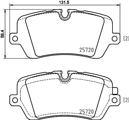 MINTEX MINTEX MDB3343 1x MINTEX MDB3343 Brake Pad Set 