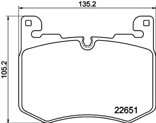 1x MINTEX MDB3346 Brake Pad Set