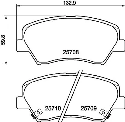 MINTEX MINTEX MDB3363 1x MINTEX MDB3363 Brake Pad Set 