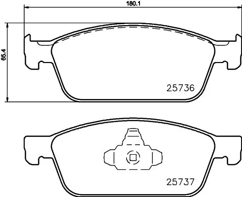 MINTEX MINTEX (MDB3364) 1x  MINTEX Brake Pad Set 