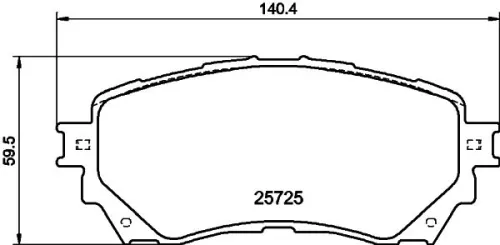 MINTEX MINTEX MDB3386 1x MINTEX MDB3386 Brake Pad Set 