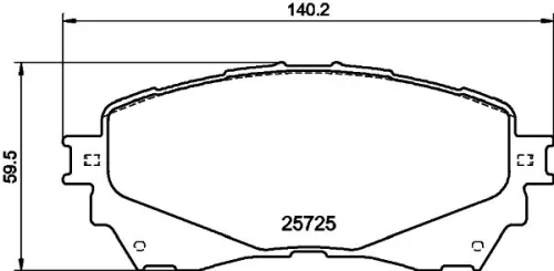 MINTEX MINTEX MDB3386 1x MINTEX MDB3386 Brake Pad Set 
