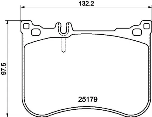 1x MINTEX MDB3420 Brake Pad Set