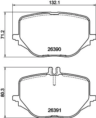 MINTEX MINTEX MDB3474 1x MINTEX MDB3474 Brake Pad Set 