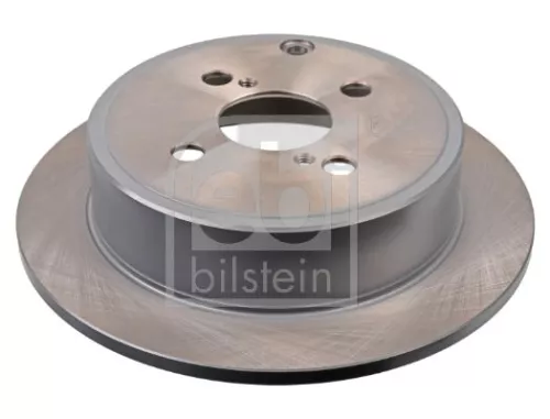 2x Febi Rear Solid Brake Disc For Toyota Corolla