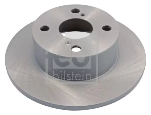 2x Febi Rear Solid Brake Disc For Toyota Corolla