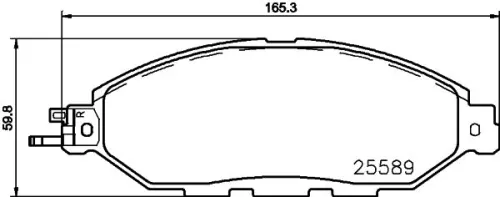 MINTEX MINTEX MDB3708 1x MINTEX MDB3708 Brake Pad Set 