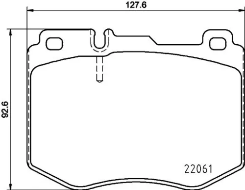 MINTEX MINTEX (MDB3710) 1x  MINTEX Brake Pad Set 