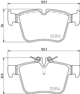 MINTEX MINTEX MDB3711 1x MINTEX MDB3711 Brake Pad Set 