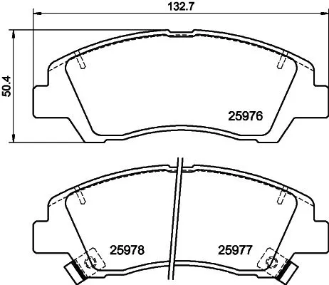 MINTEX MINTEX MDB3715 1x MINTEX MDB3715 Brake Pad Set 