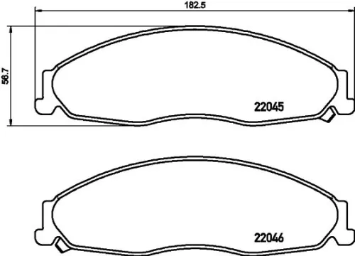 MINTEX MINTEX MDB3729 1x MINTEX MDB3729 Brake Pad Set 