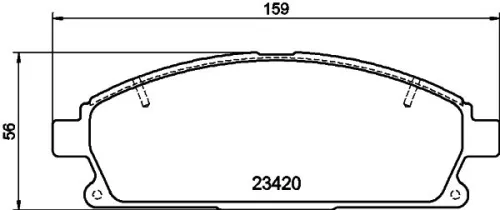MINTEX MINTEX (MDB3735) 1x  MINTEX Brake Pad Set 