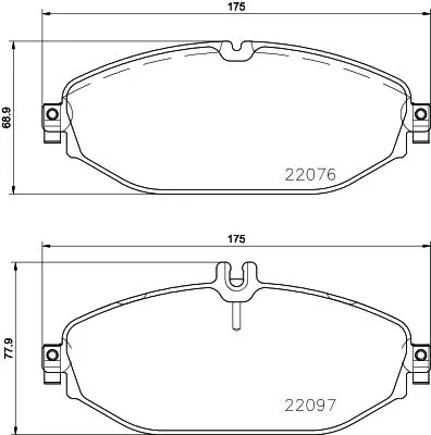 MINTEX MINTEX MDB3740 1x MINTEX MDB3740 Brake Pad Set 