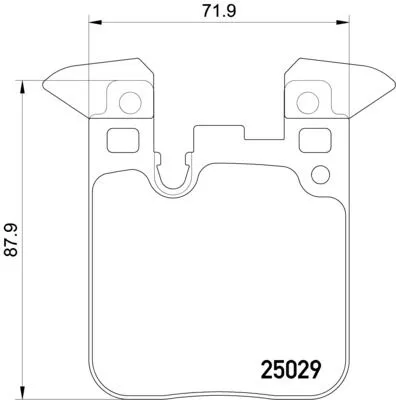 MINTEX MINTEX (MDB3745) 1x  MINTEX Brake Pad Set 