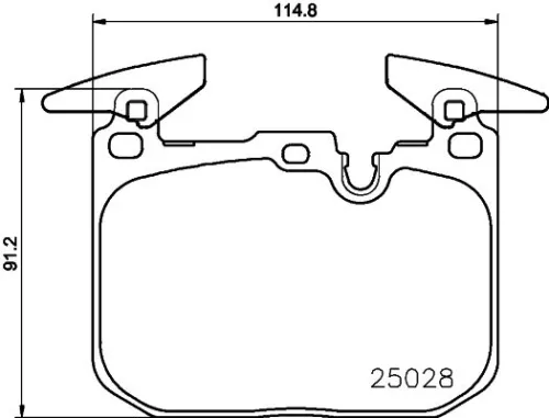 MINTEX MINTEX MDB3764 1x MINTEX MDB3764 Brake Pad Set 