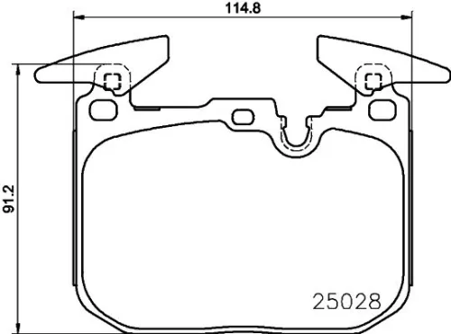 MINTEX MINTEX MDB3764 1x MINTEX MDB3764 Brake Pad Set 