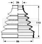 Bellow Kit, drive shaft