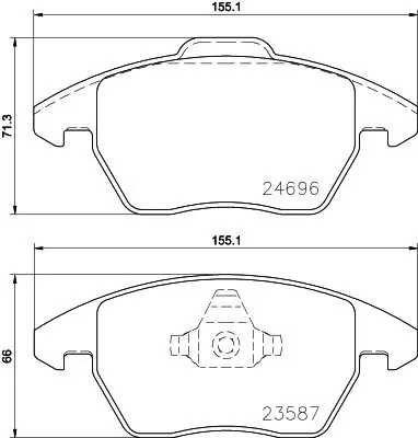 MINTEX MINTEX (MDB3767) 1x  MINTEX Brake Pad Set 