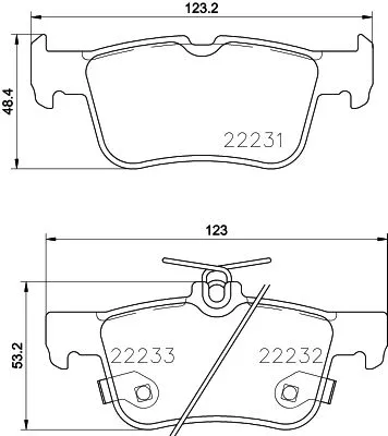 MINTEX MINTEX (MDB3799) 1x  MINTEX Brake Pad Set 