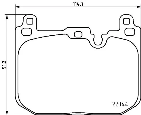 MINTEX MINTEX MDB3804 1x MINTEX MDB3804 Brake Pad Set 