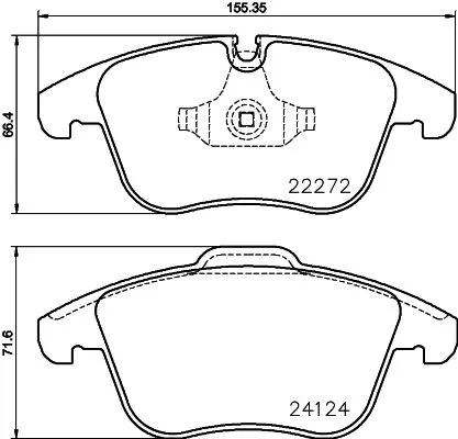 MINTEX MINTEX MDB3835 1x MINTEX MDB3835 Brake Pad Set 