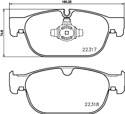 MINTEX MINTEX MDB3839 1x MINTEX MDB3839 Brake Pad Set 
