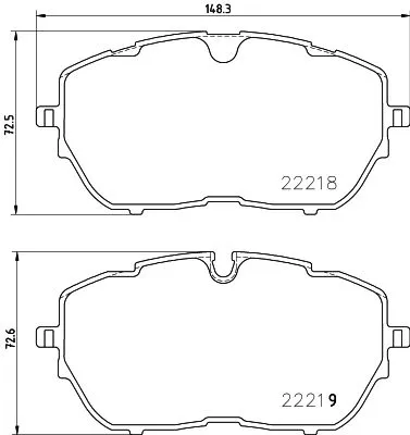 MINTEX MINTEX MDB3847 1x MINTEX MDB3847 Brake Pad Set 
