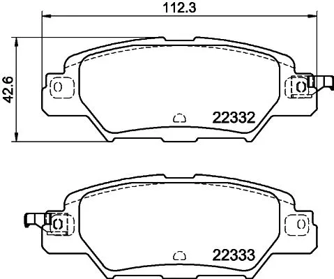MINTEX MINTEX MDB3866 1x MINTEX MDB3866 Brake Pad Set 