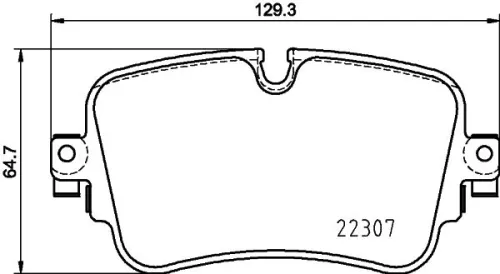 MINTEX MINTEX MDB3891 1x MINTEX MDB3891 Brake Pad Set 