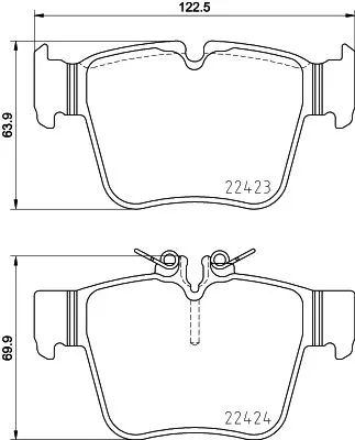 MINTEX MINTEX MDB3903 1x MINTEX MDB3903 Brake Pad Set 