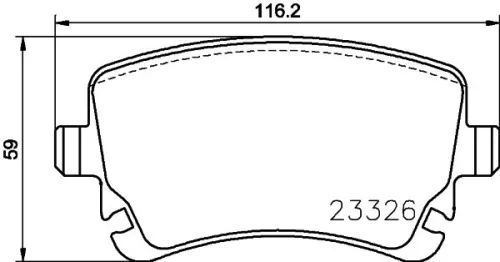 MINTEX MINTEX MDB3904 1x MINTEX MDB3904 Brake Pad Set 