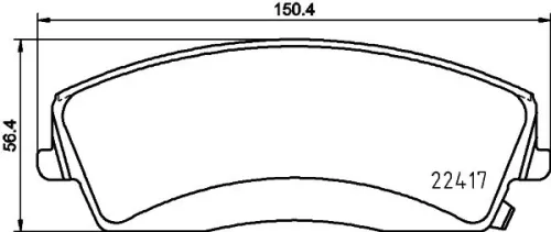 MINTEX MINTEX MDB3918 1x MINTEX MDB3918 Brake Pad Set 