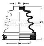  FIRST LINE Drive Shaft Cv Boot Kit
