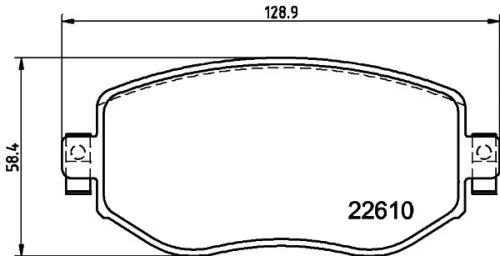 MINTEX MINTEX (MDB3986) 1x MINTEX MDB3986 Brake Pad Set 