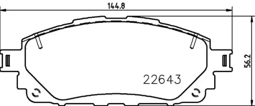 MINTEX MINTEX (MDB3988) 1x MINTEX MDB3988 Brake Pad Set 