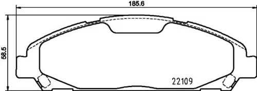 MINTEX MINTEX MDB4000 1x MINTEX MDB4000 Brake Pad Set 