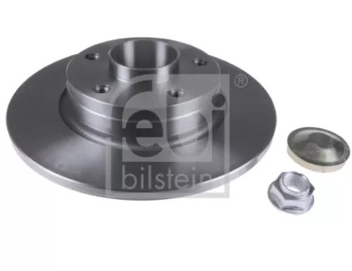 2x Febi Rear Solid Brake Disc For Nissan Opel Renault Vauxhall Primastar T