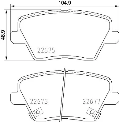 MINTEX MINTEX MDB4034 1x MINTEX MDB4034 Brake Pad Set 
