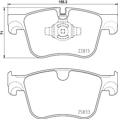 MINTEX MINTEX (MDB4053) 1x MINTEX MDB4053 Brake Pad Set 