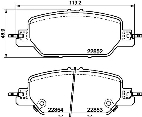 MINTEX MINTEX (MDB4055) 1x  MINTEX Brake Pad Set 