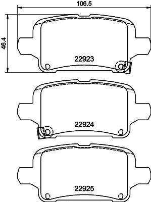 MINTEX MINTEX (MDB4057) 1x MINTEX MDB4057 Brake Pad Set 