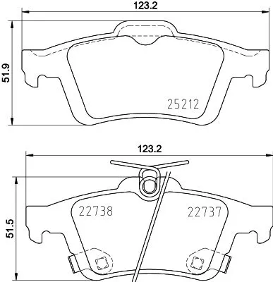 MINTEX MINTEX (MDB4065) 1x MINTEX MDB4065 Brake Pad Set 