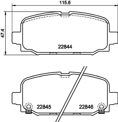 MINTEX MINTEX (MDB4069) 1x MINTEX MDB4069 Brake Pad Set 