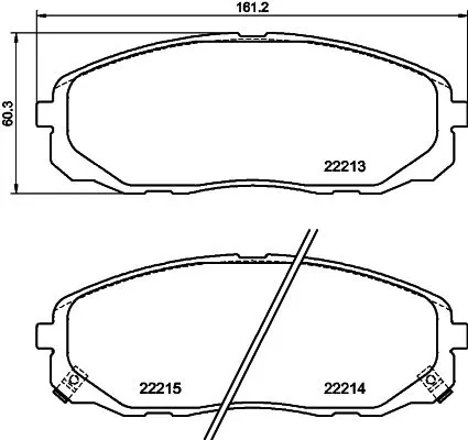 MINTEX MINTEX (MDB4073) 1x MINTEX MDB4073 Brake Pad Set 