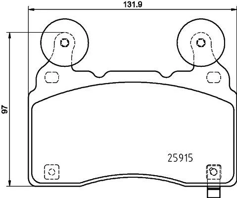 MINTEX MINTEX (MDB4078) 1x MINTEX MDB4078 Brake Pad Set 