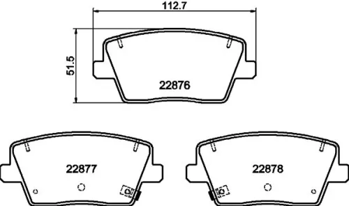 MINTEX MINTEX (MDB4083) 1x MINTEX MDB4083 Brake Pad Set 