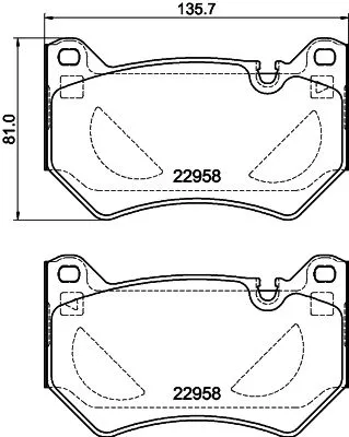 MINTEX MINTEX MDB4088 1x MINTEX MDB4088 Brake Pad Set 