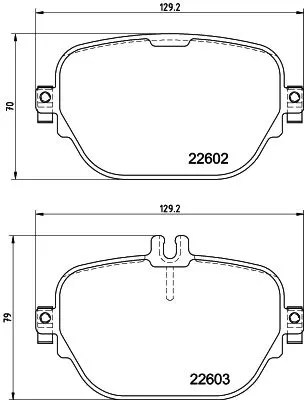 MINTEX MINTEX (MDB4092) 1x MINTEX MDB4092 Brake Pad Set 