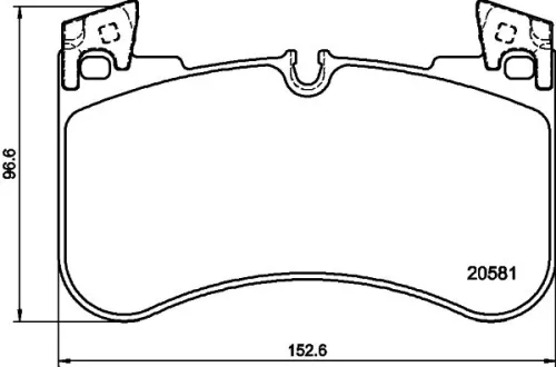 MINTEX MINTEX (MDB4102) 1x MINTEX MDB4102 Brake Pad Set 